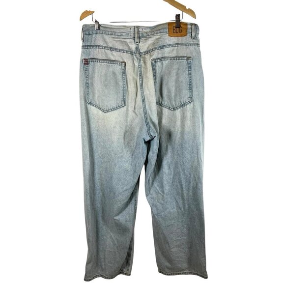 BDG Urban Outfitters Jeans Womens‎ Size 33 Blue Denim High Rise Baggy Light Wash - Picture 3 of 9